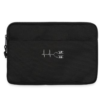 LUMO Molecular Orbital Heartbeat Pulse Chemistry - Laptop bag 13" - black - Front