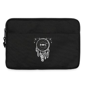 Motif Cosmique de l’Attrape-Rêves - Sacoche pour ordinateur portable 13 pouces - noir - Devant
