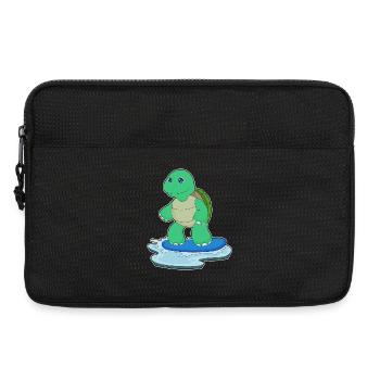 Turtle Snowboarder Snowboard - Sacoche pour ordinateur portable 13 pouces - noir - Devant