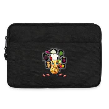 Cacahuètes Cuisiniers Cuisiniers Cuisiniers Légumes Végétarien - Sacoche pour ordinateur portable 13 pouces - noir - Devant