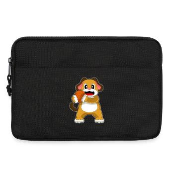 Chien Basketteur Basketteur - Sacoche pour ordinateur portable 13 pouces - noir - Devant