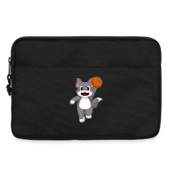 Chat Basketteur Basketteur - Sacoche pour ordinateur portable 13 pouces - noir - Devant