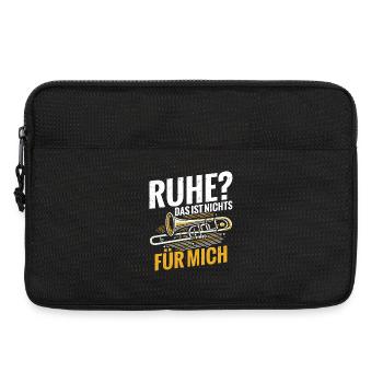 Posaune Ruhe? Das Ist Nichts Für Mich - Laptoptasche 13" - Schwarz - Vorne