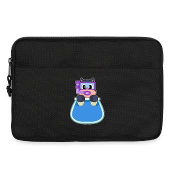Maulwurf Taucher Schnorchel Tauchen - Laptoptasche 13" - Schwarz - Vorne