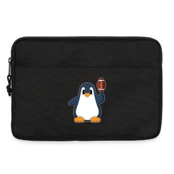Penguin American Football Sports - Sacoche pour ordinateur portable 13 pouces - noir - Devant