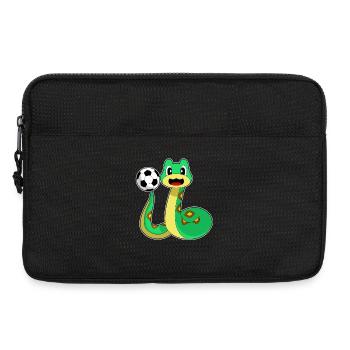 Snake Soccer Player Soccer - Laptop bag 13" - black - Front