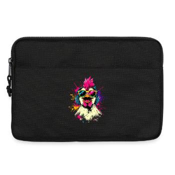 Poulet Poulet Poule Ferme Fermier Poulets mignons - Sacoche pour ordinateur portable 13 pouces - noir - Devant