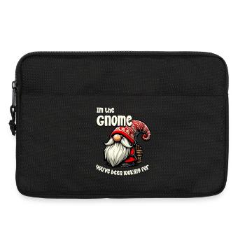 Lustiges Weihnachtswichtel-Design - Laptoptasche 13" - Schwarz - Vorne