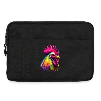 Rooster Chicken Daddy Chicken Coop Dad Farmer Chickens - Laptop bag 13" - black - Front