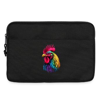 Rooster Chicken Daddy Chicken Coop Dad Farmer Chickens - Laptop bag 13" - black - Front