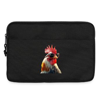 Rooster Chicken Daddy Chicken Coop Dad Farmer Chickens - Laptop bag 13" - black - Front