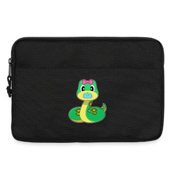 Schlange Baby Schnuller - Laptoptasche 13" - Schwarz - Vorne