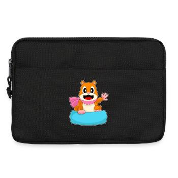 Snowboardeur Hamster Snowboard - Sacoche pour ordinateur portable 13 pouces - noir - Devant