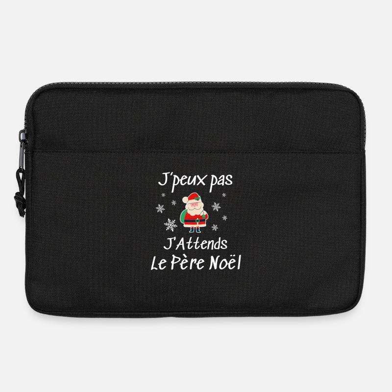 Ich kann nicht, ich warte auf den Weihnachtsmann - Laptoptasche 13" - Schwarz
