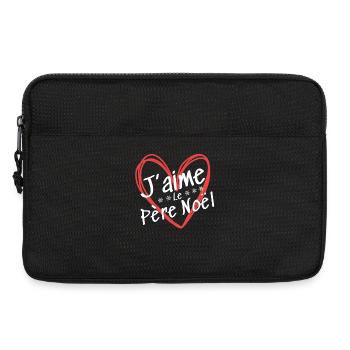 Ich liebe den Weihnachtsmann - Laptoptasche 13" - Schwarz - Vorne
