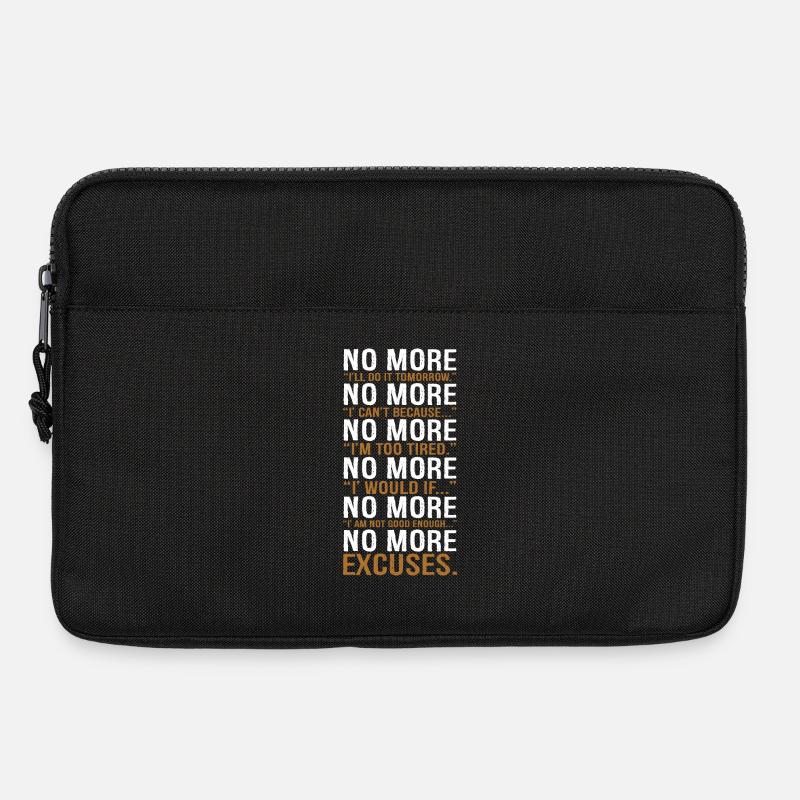 no more I will do it tomorrow - Laptop bag 13" - black
