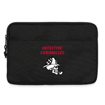 Crâne de détective - Sacoche pour ordinateur portable 13 pouces - noir - Devant