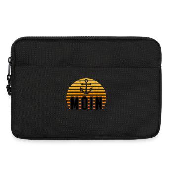 Moin Hamburg Anker Hamburger Hafen Fan Stadt HH - Sacoche pour ordinateur portable 13 pouces - noir - Devant
