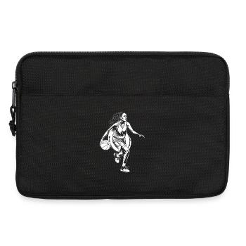 Croquis de joueur de basket-ball - Sacoche pour ordinateur portable 13 pouces - noir - Devant