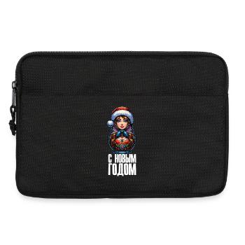 Russian Matryoshka Christmas Russia - Laptop bag 13" - black - Front