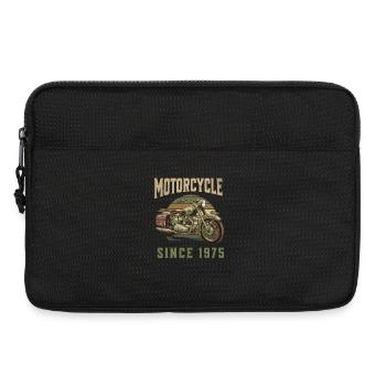Legendary 1975 – Vintage Motorcycle Design - Laptop bag 13" - black - Front