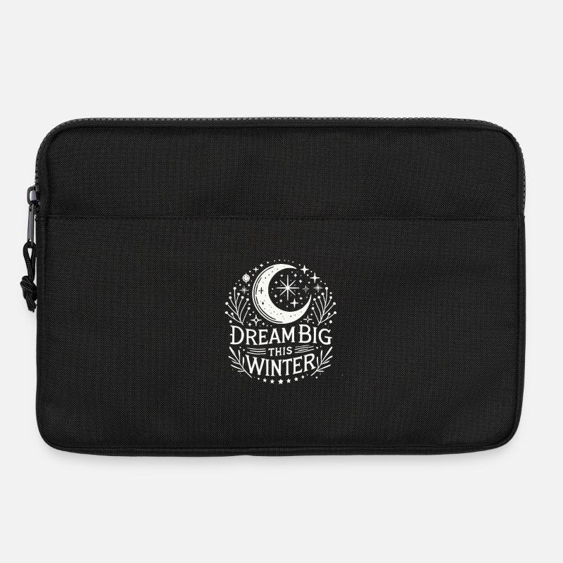 Dream Big This Winter - Laptoptasche 13" - Schwarz