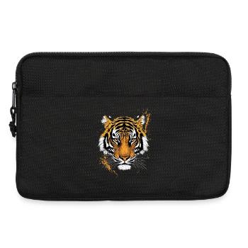 Tiger Raubkatze Wildnis Tiger Katzen Süßer Tiger - Laptoptasche 13" - Schwarz - Vorne