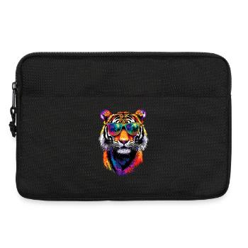 Tiger Raubkatze Wildnis Tiger Katzen Süßer Tiger - Laptoptasche 13" - Schwarz - Vorne