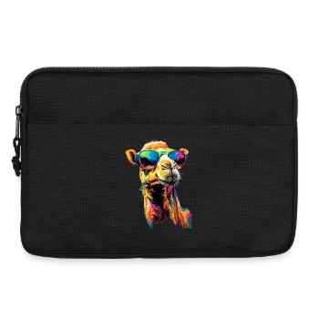 Kamel Dromedar Trampeltier Camel Geschenk Kamele - Laptoptasche 13" - Schwarz - Vorne