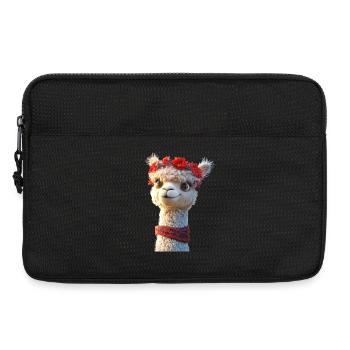 Alpaka Süßes Lama Farm Life Is Better With Alpakas - Laptoptasche 13" - Schwarz - Vorne