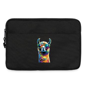 Alpaka Süßes Lama Farm Life Is Better With Alpakas - Laptoptasche 13" - Schwarz - Vorne