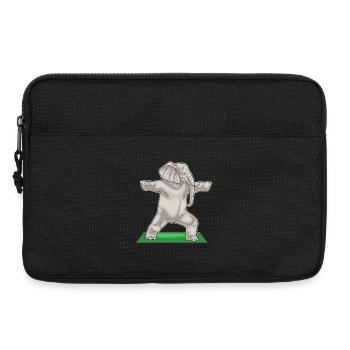 Elephant Yoga Fitness Gymnastics - Laptop bag 13" - black - Front