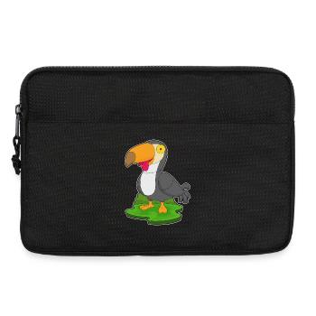 Toucan Halloween Zombie - Laptop bag 13" - black - Front