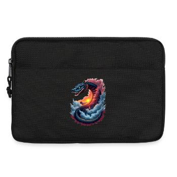 Mythical Snake with Sunset Year of the Snake 2025 - Laptop bag 13" - black - Front