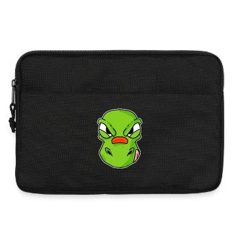 Dino Head Dinosaur - Laptop bag 13" - black - Front
