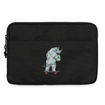 Skateboard de Pâques Rhino - Sacoche pour ordinateur portable 13 pouces - noir - Devant