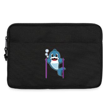 Dolphin Bodybuilder Tractions Culturisme - Sacoche pour ordinateur portable 13 pouces - noir - Devant