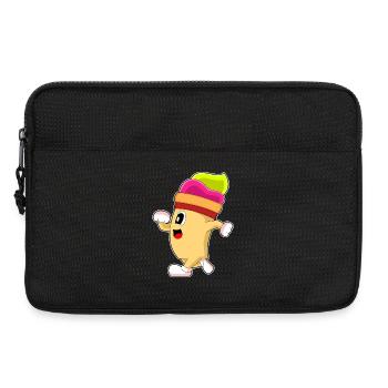 Cupcake Jogger Joggen Sport - Laptoptasche 13" - Schwarz - Vorne