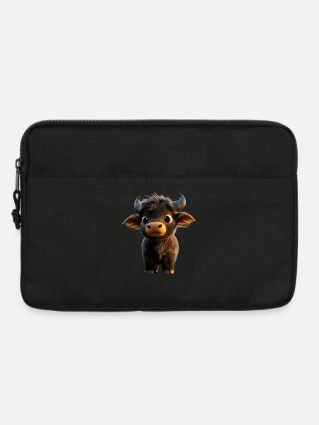 Büffel Kaffernbüffel Safari Afrikanischer Büffel - Laptoptasche 13" - Schwarz
