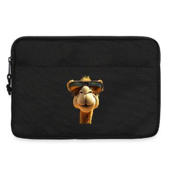 Kamel Dromedar Trampeltier Camel Geschenk Kamele - Laptoptasche 13" - Schwarz - Vorne