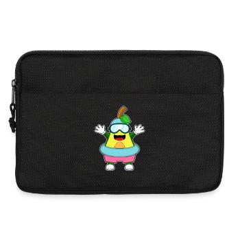 Avocado Schwimmen Schwimmring Sommer - Laptoptasche 13" - Schwarz - Vorne