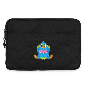 Bavoir pour bébé perroquet - Sacoche pour ordinateur portable 13 pouces - noir - Devant