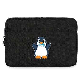 Poisson pingouin - Sacoche pour ordinateur portable 13 pouces - noir - Devant