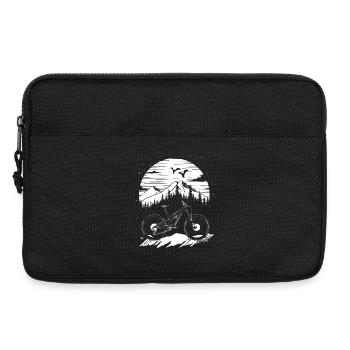 Mountainbike - Laptoptasche 13" - Schwarz - Vorne