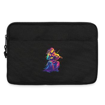 Violon Fille Rétrowave - Sacoche pour ordinateur portable 13 pouces - noir - Devant