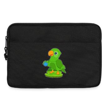 Perroquet mignon - Sacoche pour ordinateur portable 13 pouces - noir - Devant