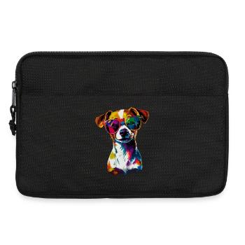 Jack Russell Terrier Hunde Liebhaber Jack Russells - Laptoptasche 13" - Schwarz - Vorne