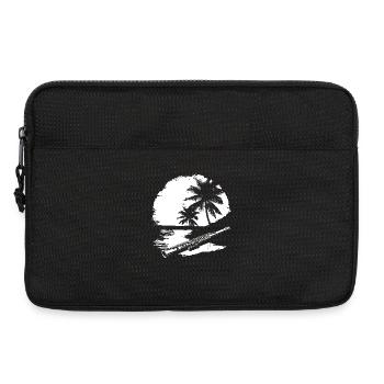 Flûte graphique - Sacoche pour ordinateur portable 13 pouces - noir - Devant