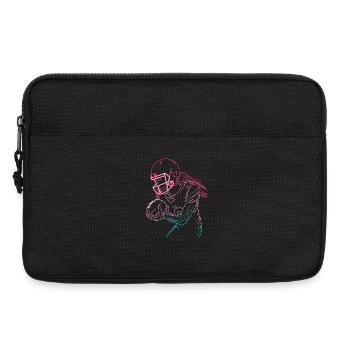Joueur de football américain - Sacoche pour ordinateur portable 13 pouces - noir - Devant