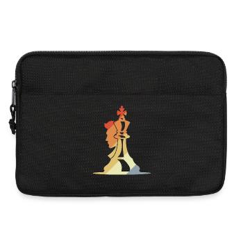 Chess Player Sketch Retro - Laptop bag 13" - black - Front
